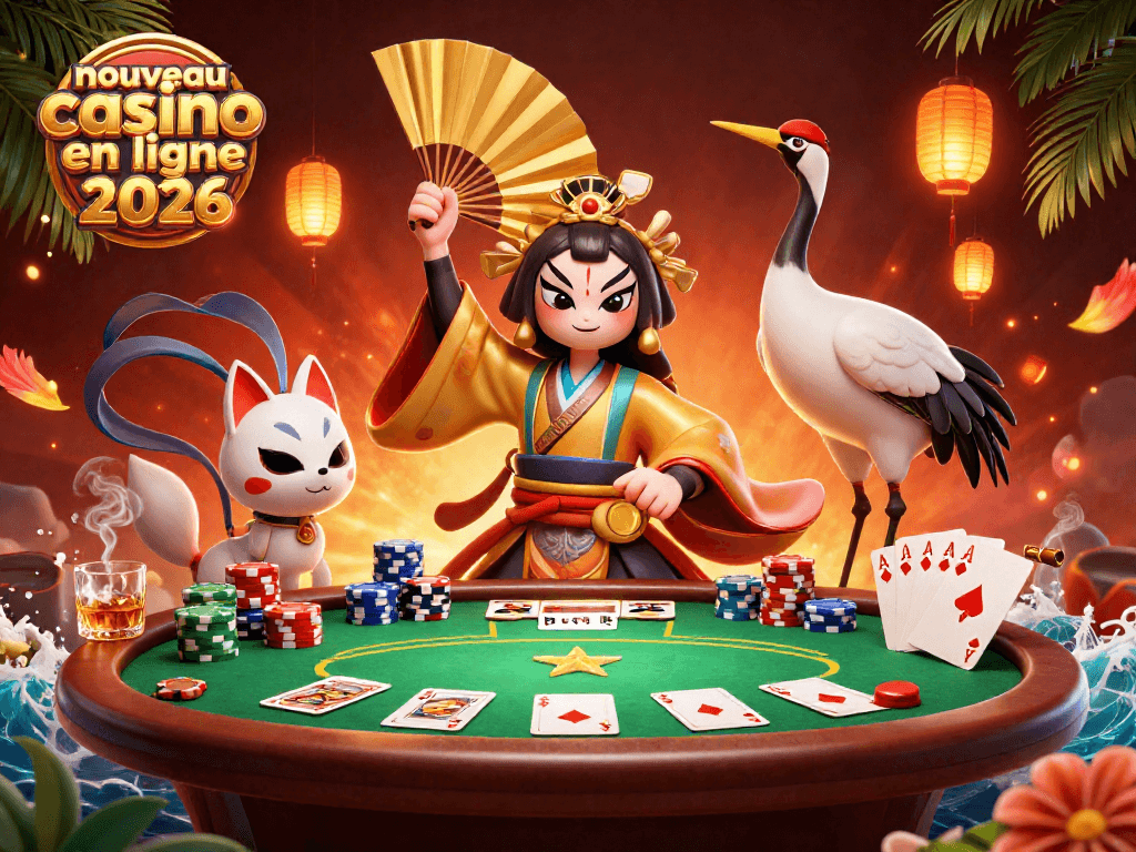 Découvrez les jeux du nouveau casino en ligne 2026 avec des personnages captivants et des éléments de poker animés.